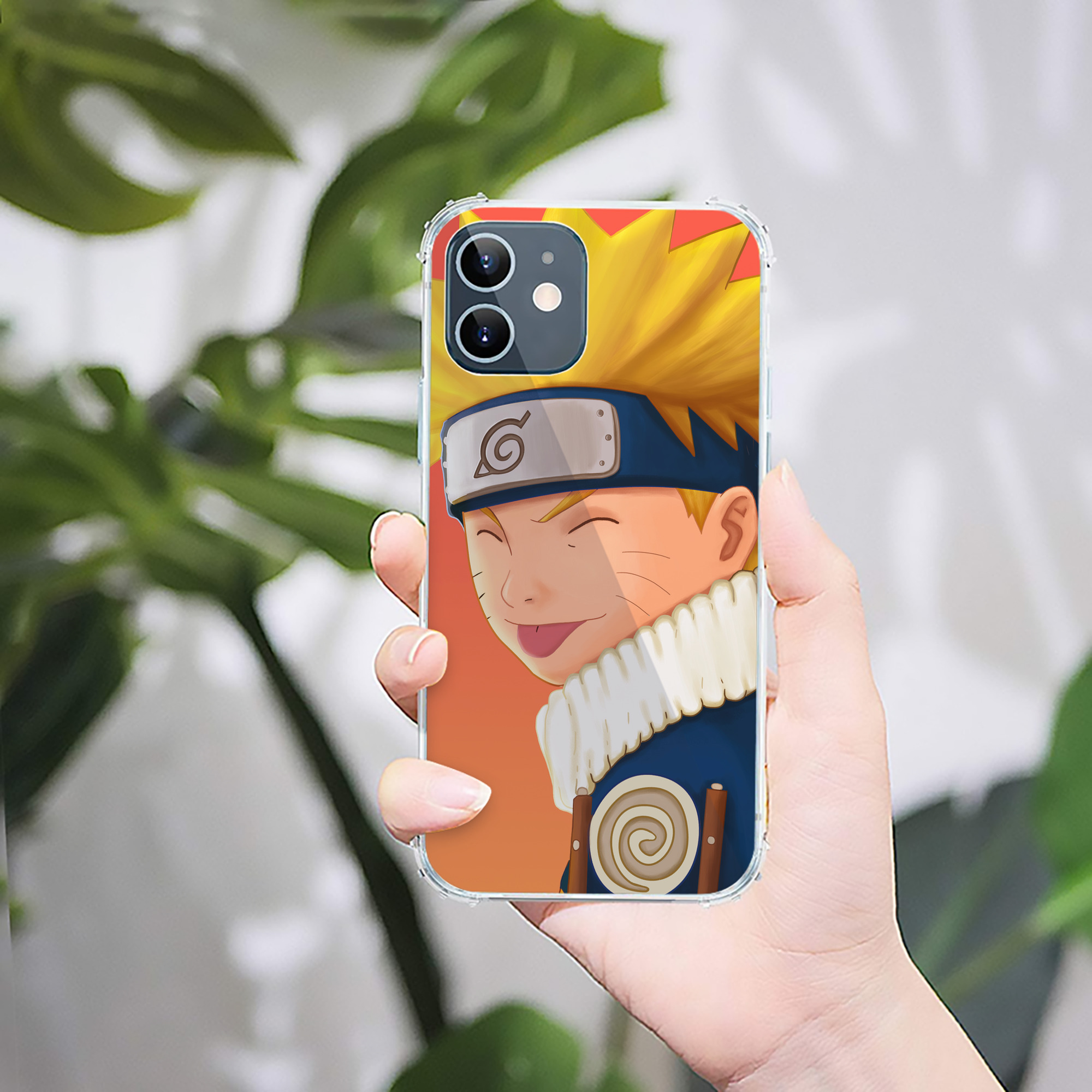 （画像用） NARUTO -ナルト- NARUTO -ナルト- 疾風伝 【iPhone 12シリーズ対応】透明スマホケース（クリアソフトケース）